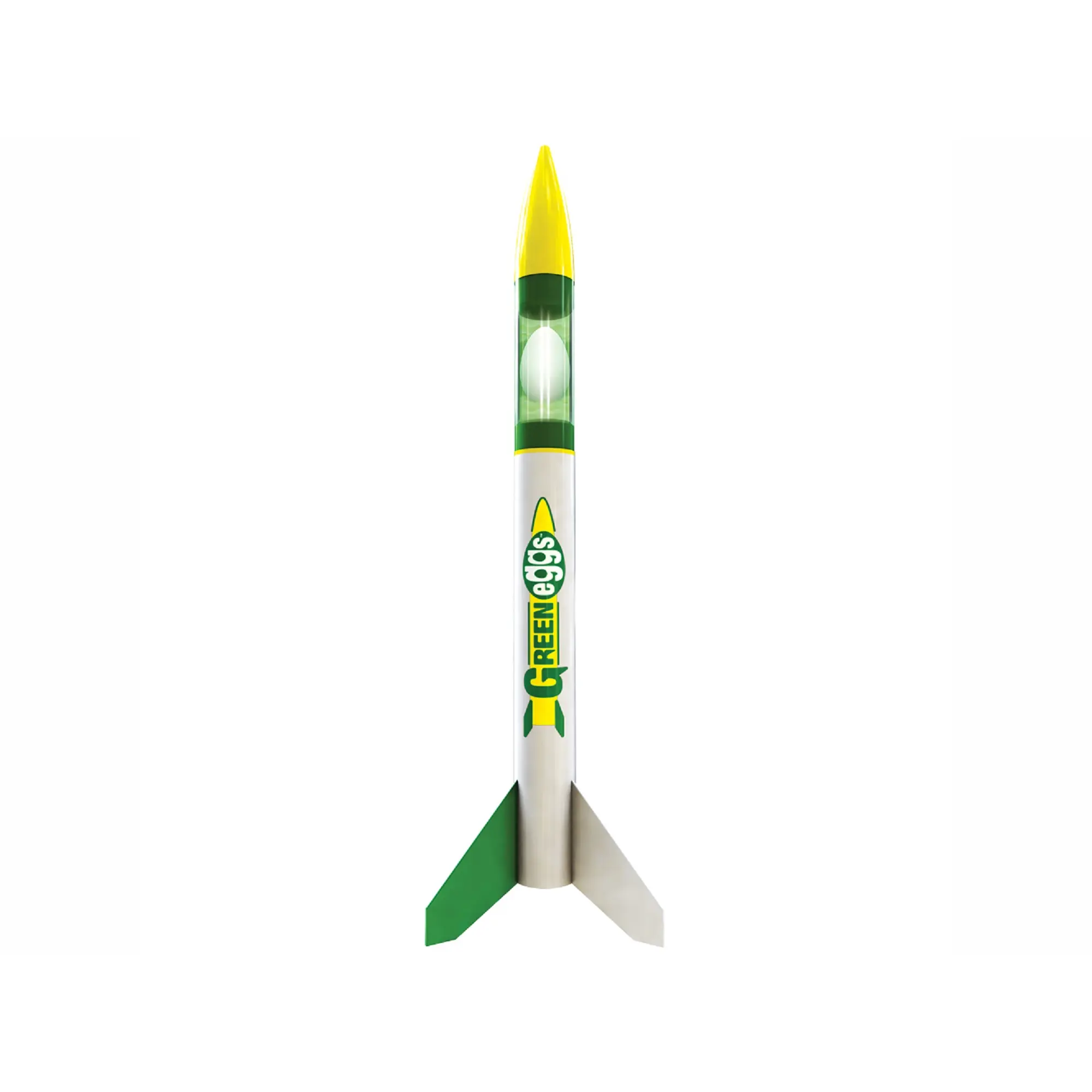 Estes Green Eggs model rocket kit 46mm payloader C D engines skill level 2